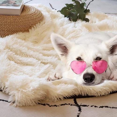 COLOR GREY ❗❗Tuddrom Decorative Extra Soft Fuzzy Faux Fur Throw Blanket 50 x 60,Solid Reversible Long Hair Shaggy Blanket,Fluffy Cozy Plush Comfy Microfiber Fleece Blankets for Couch Sofa Bedroom,