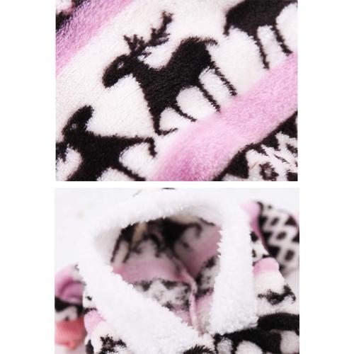 Color Pink NC Soft Warm Fleece Dog Clothes Costume York Shire Small Pet Dog Coat