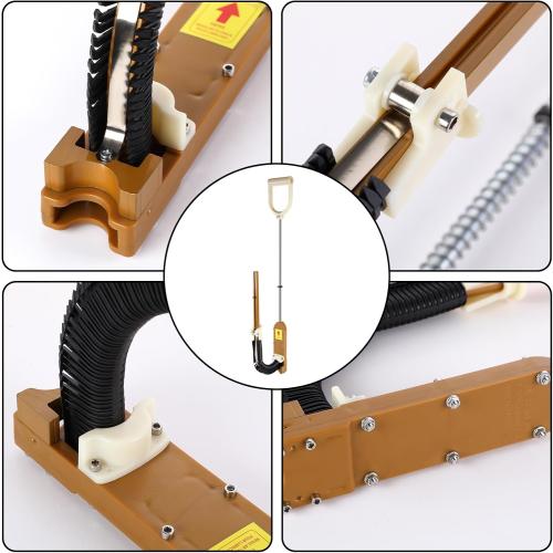 Size 1-1/2 PEX Stapler with 1320 Pcs Foamboard Staples, Stand Up Foamboard Stapler PEX Staple Gun for Wood and Foam Board, 1-1/2″ Staples for 1″ & 2″ Foamboard