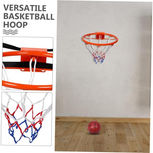 Basketball Hoop for Training Solid Rim Basketball Net for Adults Lightweight and Durable Design No Drilling Required for Family Practice