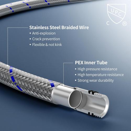 Matte Black Waterfall Bathroom Faucet 1 Hole or 3 Hole, Single Handle Rv Bathroom Sink Faucet with Pop Up Drain, Bathroom Vanity Faucet with cUPC Supply Hose and Deck Plate