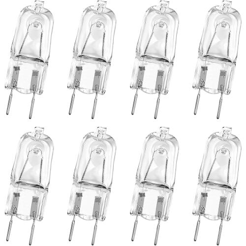 8 Pcs WB02X35488 Microwave Halogen Bulbs for GE Microwave Oven | 110-130V Universal, 50W Replacement, Compatible with GE Multiple Models