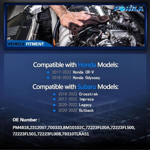 HVAC Heater Blower Motor with Fan Cage Replacement for Honda CR-V 2017 2018 2019 2020 2021 2022 2023,Honda Odyssey 2018-2023, Replace# 79310TLAA51, PM4818,79310THRA41