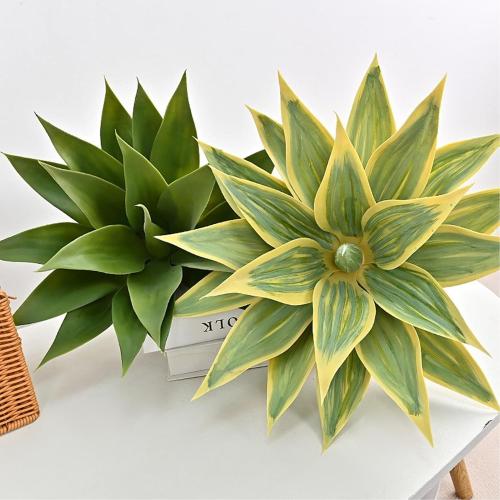 25.6in Artificial Agave Plant Artificial Plants Faux Agave Succulent Plant Fake Agave Plant for Indoor Outdoor Decor, Housewarming Gift(#2)