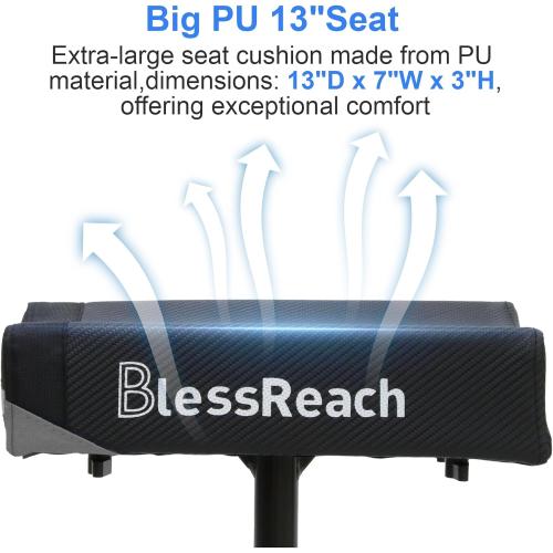 Steerable Knee Walker Deluxe Medical Scooter for Foot Injuries Compact Crutches, with Dual Rear on-Wheel Brake and Shock Absorption Under The Knee pad, Black