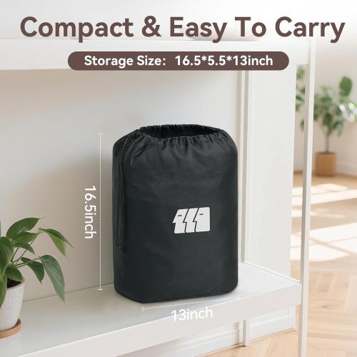 Full Size Air Mattress for Inflatable Portable Blow Up Mattress Sofa Bed with Flocked top-Double Air Couch for Tent Camping()