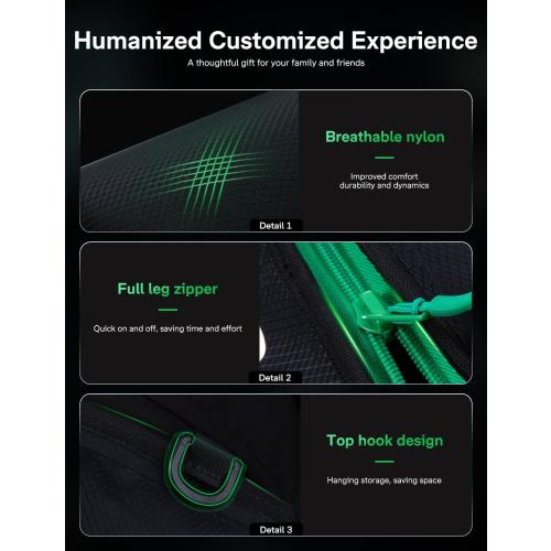 Leg Compression Massager System, Cordless Rechargeable Air Pressure Boots with Multi-Customize Modes, Intensities & Timer, Full Leg Compression for Circulation, Pain Relief, Recovery, etc