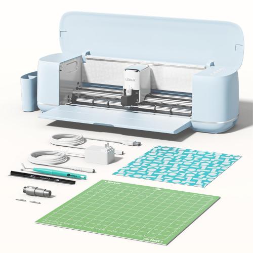 LOKLiK Cutting Machine 2 by HTVRONT - 5 in 1 Vinyl Cutter Machine with 5X Cutting Force, Cuts 100  Materials, AI Painting, 13'' Smart Die Cutting Machine for All Crafts Cards 3D Arts Home Decor