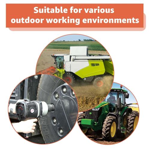 Grade 5 Shear Bolt Kit Compatible with Rotary Cutters & Bush Hog - 1/2x3.5 Nylock Nuts, 6 Pack (Lusperi)