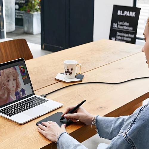 USB-C to Magnetic 3 Cable Compatible with Magsafe Charging Cable for 14” 16” MacBook Pro 2024 M3 Pro & Max, MacBook Air 2022 M2, Pro 2023 M2 Pro & Max - 6.6ft Black