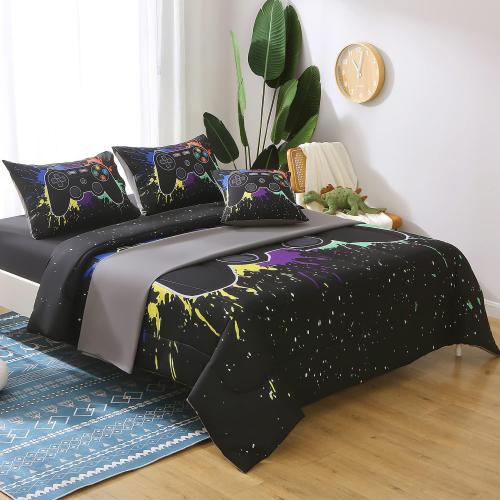 Size Twin Gamer Comforter Sets for Boys&Girls ,3 Piece