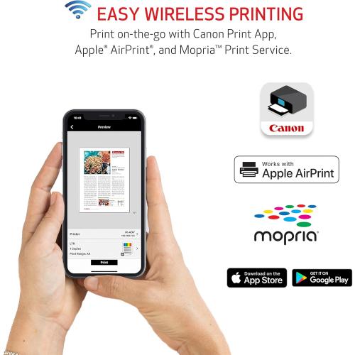 Canon PIXMA TS6420a All-in-One Wireless Inkjet Printer [Print, Copy, Scan], Works with Alexa