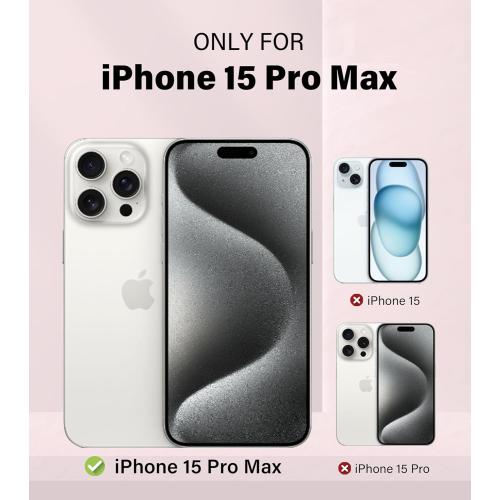 ArtsEvo Designed for iPhone 15 Pro Max Case, 6.6ft Drop Protection, Full Body Screen Camera Protective Phone Case,Light Blue