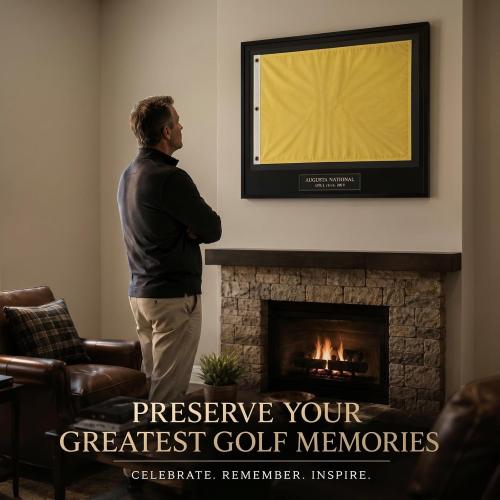 Marsui 2 Pieces Golf Flag Display Frames for 12'' x 18'' Golf Flag Compact Black Photo Frame, Flags Not Included, Frame Size 13.7 x 19.7 Inch