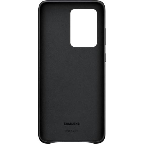Samsung Original Galaxy S20 Ultra 5G Leather Cover/Mobile Phone Case - Black