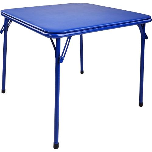 Kids Folding Table, Portable, with Ultra Soft Padded Cushion, Blue