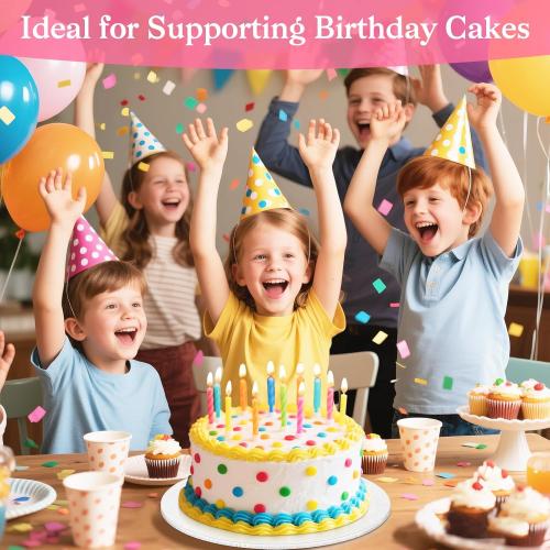 10 Inch Cake Drum, Cake Boards 10 Inch Round, 1/4 White 8in 10in 12in 14in Cake Drums Cardboard Base Board Circles for Pizza Wedding, 2 Pack