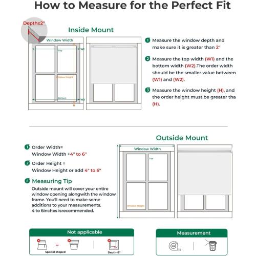 Allesin Motorized Roller Blinds with Remote Control for Windows, Blackout Automatic Smart Shades,Dry Battery Powered Electric Blind (White 34 W x 72 H)