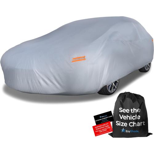 EzyShade 10-Layer Waterproof Sports Car Cover. See Vehicle Size-Chart for Accurate Fit. All Weather Full Outdoor Covers. Porsche Z4 370Z BRZ 86 TT Classic Cars Sun Snow Rain. Size C2 (See SizeChart)
