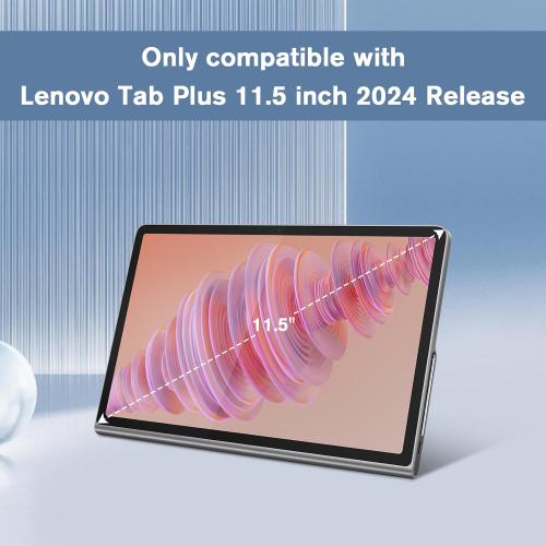 ProCase Tablet Case for Lenovo Tab Plus 11.5 Inch 2024, Hard Shell Smart Cover for 11.5 Lenovo Tab Plus 2024 Release -Black