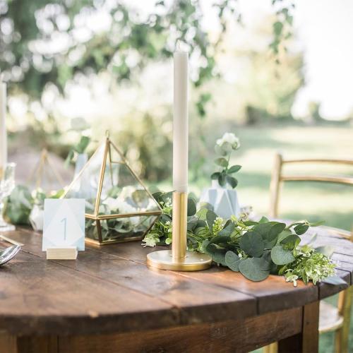 MAKHOT 5.9FT Eucalyptus Garland, Artificial Greenery Garland Flower, Green SpringGarland Wreath Vines Decorations, Fake Silver Dollar Eucalyptus Leaves Vines for Table Home Wedding Mantle Party Decor