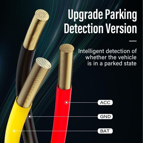 IIWEY C4 PRO 4-CH Dash Cam & Hardwire Kit & CPL Filter