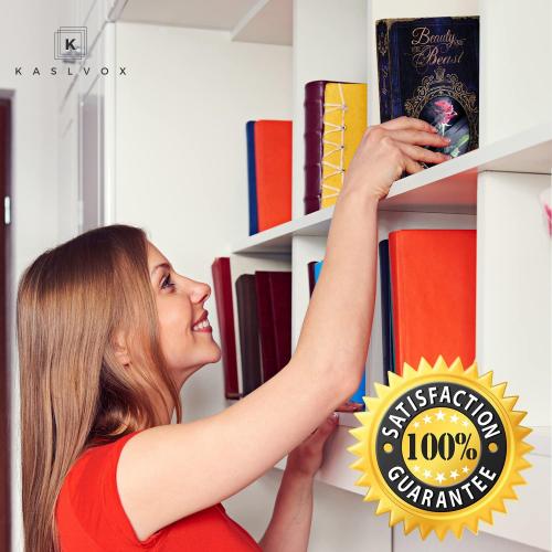 Fake Book Box - Small Safe Box with Combination Lock - Hidden Safe in Plain Sight - Diversion Safes - Secret Safes (Beauty Beast) (Large)