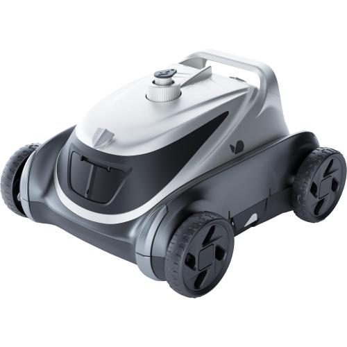 Bubot 500P Cordless Robotic Pool Cleaner, Pool Vacuum with Ultra-Strong Bluehole Suction, Dual Motors, DirtLock 2.0, Self-Parking, 140-Min Runtime for Above-Ground Flat Pools up to 1,076 Sq.Ft