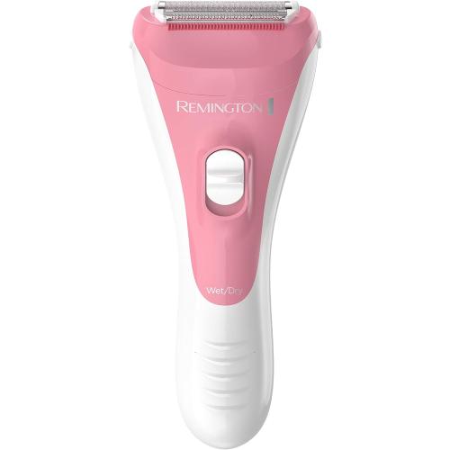 Remington WDF4821US Smooth & Silky Electric Shaver for Women, 3-Blade Cordless Foil Shaver and Bikini Trimmer for Wet or Dry Use, Pink