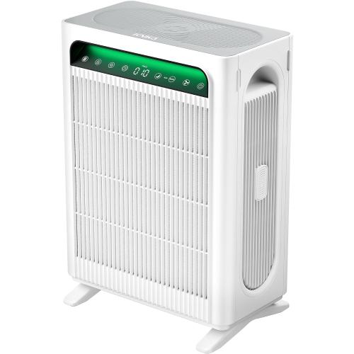 KNKA Air Purifiers for Home Bedroom Up to 1,695 Ft² in 1 Hr, APH4000, White | HEPA Sleep Mode Air Cleaner with Washable Pre-Filter, AHAM VERIFIED, AQI Display, Pet Mode for Pet Dander, Dust & Pollen