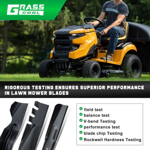 ZT1 54 Blades for Cub Cadet Troy Bilt 942-05056A 942-05056 RZT L54 S54 Ultima ZT1-54 ZT2-54 XT1-54 XT2-54 54 inch Deck Lawn Tractor Riding Mower(High Lift)