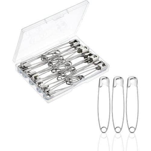Mr. Pen- 3 Inch Oversize Safety Pins, 30 Pack - Heavy Duty Large Safety Pins for Clothes