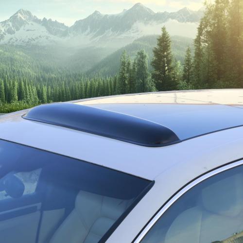 Goodyear Shatterproof Sunroof Wind Deflector 37.8, Tinted Sun and Moonroof Visor for Deflecting Noise, Rain, and Windy Weather, Car Accessories, Sun Shade Light Tint - GY004900