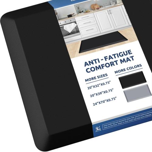 KitchenClouds Kitchen Mat Cushioned Anti Fatigue Rug 36x22x0.8