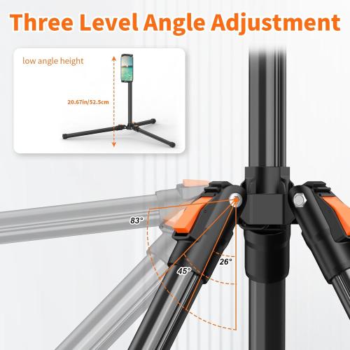XXZU 72in Tablet Floor Stand Tripod, Aluminum Tablet Stand Holder for iPad