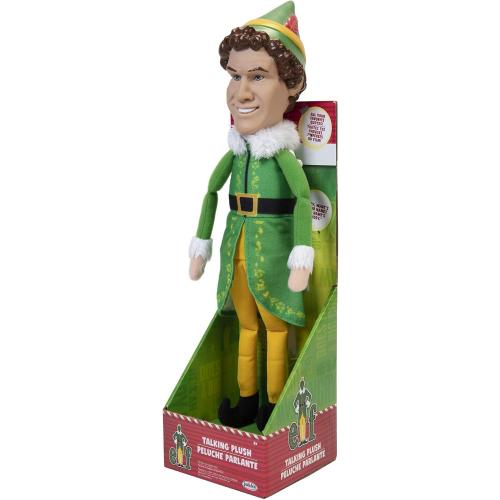Jakks Holiday Elf Buddy The Elf Talking Plush with 15 Phrases Approximately 12-Inches in Height