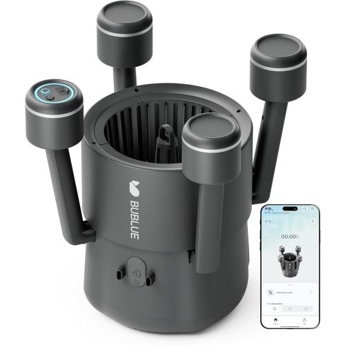 (2026 Upgrade) BUBLUE F10 Pool Surface Skimmer Robot, Pool Cleaner with App Control,Powerful Suction,5L Filter, Dual Cleaning Modes, AI Navigation,Ideal for In-Ground & Above-Ground Pools,Space Gray ‼️used and could have missing pieces ‼️