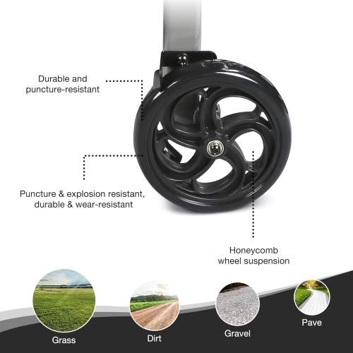 Wheelchairs for Adults,Transport Wheelchair Lightweight Foldable with Removable Cushion,Transport Chair,Ergonomic Travel Wheelchair with Telescopic Handle,Gifts for Grandpa,Black