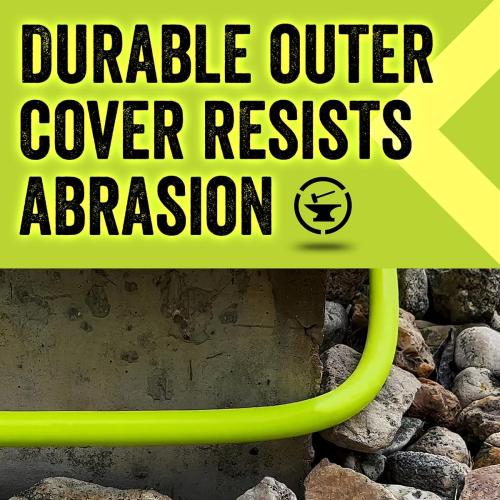 Flexzilla Garden Lead-in Hose with SwivelGrip, 5/8 in. x 3 ft., Lightweight All-Weather Water Hose, Durable and Flexible, Leak-Free Connections