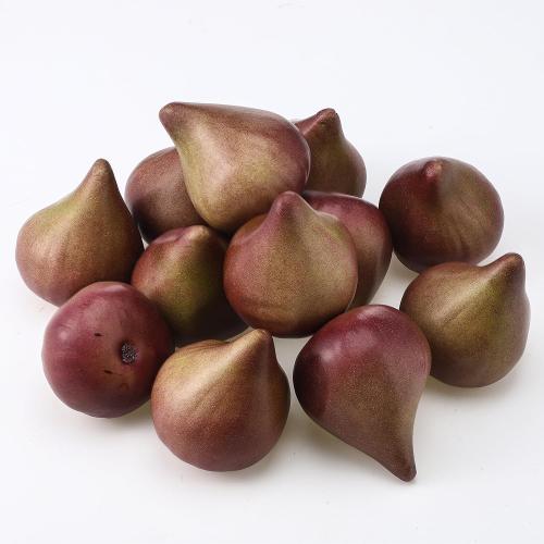 Wavwavw 12 Pcs Fake Figs Faux Figs Artificial Fruit Bulk Realistic Decor