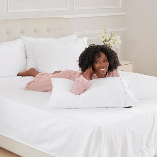 sunflower Extra Deep Pocket Twin Sheet Sets Fits 18-24 in Deep Mattress -100% Cotton Twin Sheet Set, White Hotel Luxury Soft Breathable Sheet Sets for Twin Bed Deep Pocket