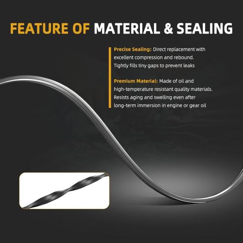 Head Gasket Set with Bolts, 2.4L, for Chrysler 200/Sebring 2007-2016, for Dodge Avenger/Journey 2008-2014, for Jeep Compass/Patriot/Compass 2007-2016 2.4L DOHC L4 16V HS26332PT ES72267(57PC)