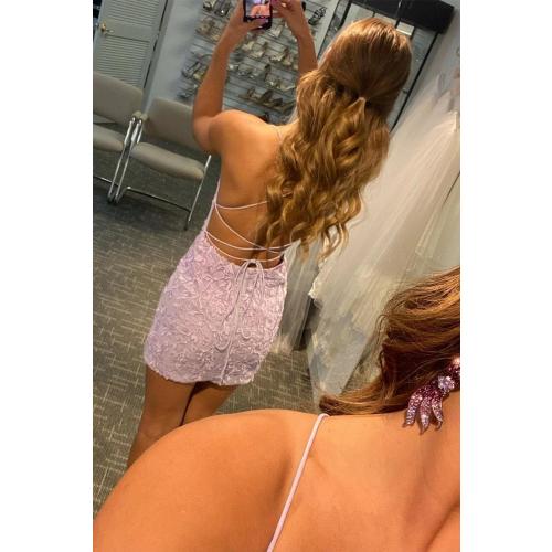 Size xs ...Miao Duo Short Tight Homecoming Dresses for Teens Lace Short Prom Dress Cocktail Gowns YZTS042
