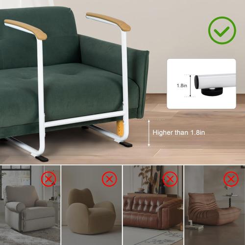 Size 29.5 inches Extra High Sofa Assist Rail to Help Stand for Seniors Elderly, Couch Lift Device Assist Grab Bar, Floor to Top 29.5 inches