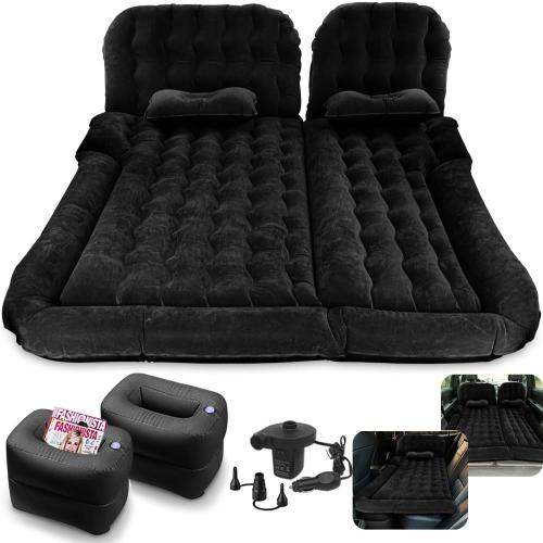 Product is good 3 in 1 SUV Air Matterss | Car Mattress with Electric Air Pump-2 Support Fillers & 2 Pillows Fits SUV|MPV|Minivan for Road Trip Camping Black