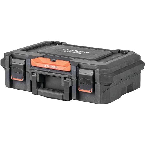 CRAFTSMAN TRADESTACK System Tool Box, Water Resistant Tool Storage, with 6 Small Parts Containers, 21 Inch (CMST21415)