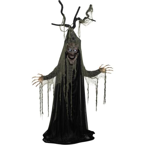 LED Lighted and Animated Tree Man Halloween Decoration - 7'