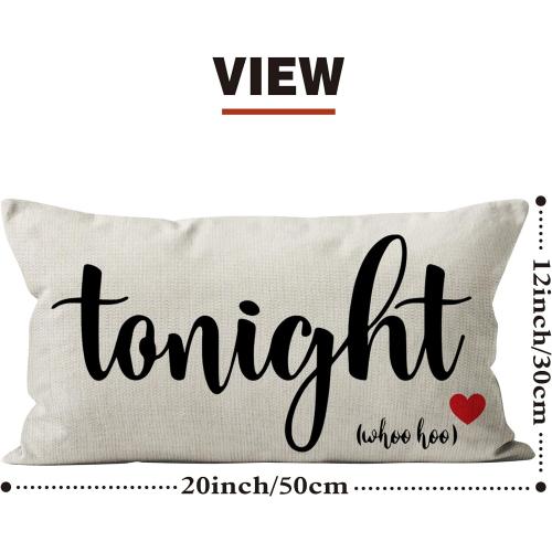 Mancheng-zi Bridal Shower Gifts, 12x20 Pillow Cover, Bachelorette Gifts for Bride, Wedding Gifts, Bridal Shower Gifts for Bride to be, Funny Throw Pillows for Bedroom (Beige)