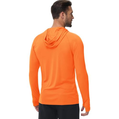 Sizr XL....Boladeci Men's UPF 50  Sun Protection Lightweight Hoodie Shirts Long Sleeve Fishing Shirts SPF UV Hiking Swim