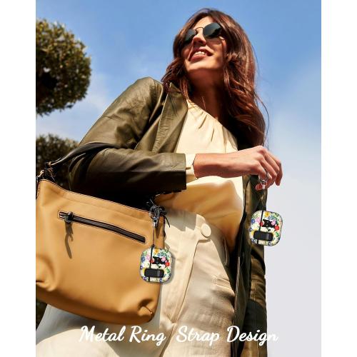 Joyleop for Airpods 4 Case - with Safety Lock Cute Women Girl Girly Asethetic Pretty Design Hard Shock Protective Cover with Keychain for Airpods 4th Gerneration 2024,Black Cat